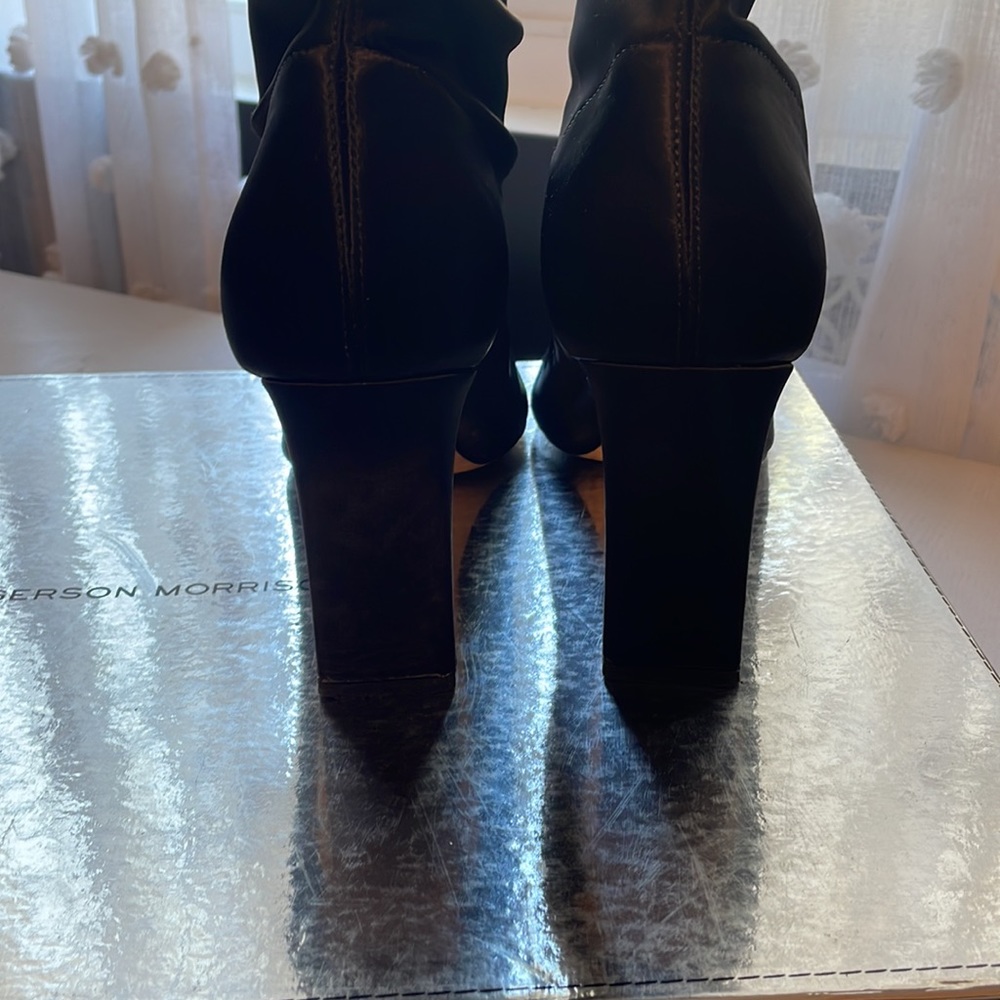 Sigerson Morrison Stretch Satin Boots - Women’s 8.5 - Picture 5 of 7